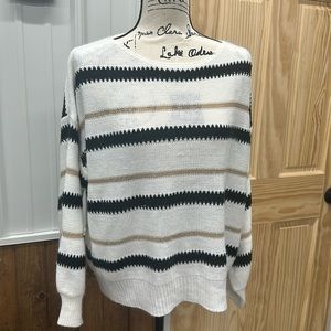 Lightweight striped sweater